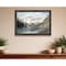 Homeroots Snowy Mountain Landscape  Black Framed Wall Art 572033 - alternate 3
