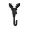 Homeroots 3" Black Cast Iron Deer Stag Wall Hook 612085 - alternate 4