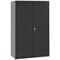 Sandusky Lee Wardrobe Storage Cabinet, 72 in H, 46 in W, 24 in D, Recessed Pull, Keyed, Black, 1 Shelves EAWR462472-09 - alternate 2