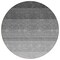 Homeroots 8' Black And Ivory Round Ombre Washable Indoor Outdoor Area Rug 595789 - alternate 3