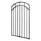 Nuvo Iron 33in Wx56in H Benitoite Gate Arched Rails, 36in W Opening, Self Close Hardware w/Double Side Handle IBGA3356 - alternate 4