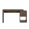 Homeroots 58" Walnut Wood Writing Desk With Two Drawers 723767 - alternate 1