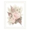 Homeroots BOHEMIAN BOUQUET White Framed Print Wall Art 529885 - alternate 1