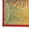 Homeroots 5' X 7' Orange Yellow Red Blue And Green Palm Leaf Indoor Outdoor Area Rug 550357 - alternate 3