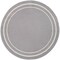Homeroots 4' Gray And Ivory Round Indoor Outdoor Area Rug 545965 - alternate 4