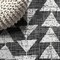 Jonathan Y Andratx Modern Tribal Geometric Black/Ivory 2 ft. x 8 ft. Indoor/Outdoor Runner Rug SMB126E-28 - alternate 3