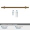 Amerock Radius 7-9/16 in 192 mm Center-to-Center Champagne Bronze Cabinet Pull BP36868CZ - alternate 4