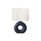 Monarch Specialties Lighting, 24"h, Table Lamp, Blue Ceramic, Ivory / Cream Shade, Contemporary, Modern I 9670 - alternate 1