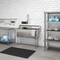 Koolmore 60 in. Three Compartment Commercial Sink Bowl Size 18x18x14 Stainless-Steel 18 Gauge KM-SC181814-N3 - alternate 2