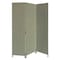 Homeroots 71" Green Fabric Folding Three Panel Screen Room Divider 379909 - alternate 1