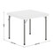 Flash Furniture Paige 24x24 Kid's Granite White Plastic Folding Table with Locking Legs RB-2424-KID-WH-GG - alternate 4