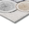 Homeroots 9' X 12' Beige Blue and Gold Faux Bois Washable Non Skid Indoor Outdoor Area Rug 564399 - alternate 3