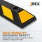 Jrex Safety 72 in Rubber Parking Block Curb Stop, Yellow Reflective Strip, 2PK PBSY-JR-6-2PK - alternate 3