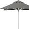 Homeroots 8ft Charcoal Polyester Square Market Patio Umbrella 491962 - alternate 2