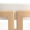 Leisuremod Velo Modern Dining Chair in Natural Wood with White Seat, 4PK VCNW-51W4 - alternate 3