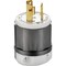 Leviton 30A 250V 3-Wire 2-Pole Industrial Grade L6-30P Locking Cord Plug 121-02621-0PB - alternate 2