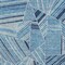 Homeroots 3' X 5' Blue And Teal Blue Geometric Washable Indoor Outdoor Area Rug 594767 - alternate 5