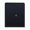 Hirsh Storage Cabinet, 42 in H, 36 in W, 18 in D, Recessed Twist, Keyed, Black, 2 Shelves 22002 - alternate 7