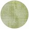Homeroots 8' Sage And Green Round Abstract Washable Indoor Outdoor Area Rug 587298 - alternate 4