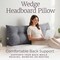 Lavish Home Triangle King Wedge Pillow Headboard, Gray, 70 in x 19.6 in HT-PILLOW6-K - alternate 3