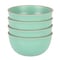 Gibson Home Rockabye 4 Piece 6.1 Inch Melamine Cereal Bowl Set in Matte Green 136603.04 - alternate 1