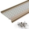 Waterlock Micromesh 6" Half Round Aluminum/SS Gutter Guard, Clay, 35ft WM-6HR-035-CLY - alternate 1