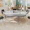 Flash Furniture Wren 60 in Flower Adjustable Height Activity Table, Thermal Laminate Top, Short Legs, Gray XU-A60-FLR-GRY-T-P-GG - alternate 3