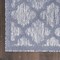 Homeroots 6' Denim Blue And Ivory Geometric Indoor Outdoor Area Rug 556289 - alternate 3
