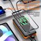 Alpha Digital Power Bank- 10,000mAh, Solar, 4 Cables, Wireless Charging - Orange ZL809-OR - alternate 2