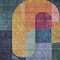 Homeroots 5' X 8' Green Copper And Pink Abstract Washable Indoor Outdoor Area Rug 604477 - alternate 2