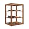 Koolmore 21 In. Artisan Wooden Bakery Display Upright Case 3.5 Cu ft, Dark color KM-BDW-25D - alternate 3