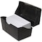 Advantus Index Card File Box, Black, Plastic AVT45001 - alternate 2