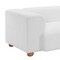 Homeroots 150" White Fabric Sofa 574005 - alternate 5