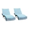 Hospeco California Cabana Chaise Cover 30x85 Blue - Pack of 2, 2PK P-CC-CABANA-BL - alternate 1