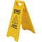 Genuine Joe Universal Graphic Wet Floor Sign - Foldable - Yellow - 1 Each GJO85117 - alternate 2