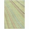 Homeroots 5' X 8' Sage Brown And Sky Blue Striped Washable Indoor Outdoor Area Rug 614948 - alternate 2