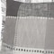 Homeroots Set of Two 20" Gray And Off White Plaid Cotton Blend Throw Pillows with Fringe, 2PK 588376 - alternate 4