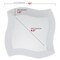 Smarty Had A Party 10" White Wave Plastic Dinner Plates (120 Plates), 120PK 7900-CASE - alternate 2