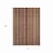 Homeroots 10' X 14' Rust Taupe And Gray Striped Washable Indoor Outdoor Area Rug 616387 - alternate 4