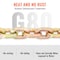 Vevor Binder Chain G80 Tow Chain with Hooks 4900lbs Load 5/16'' x 20', 2PK ZG5⁄16-02 - alternate 3