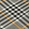 Homeroots 8' Black Gold And Ivory Round Plaid Washable Indoor Outdoor Area Rug 601454 - alternate 5