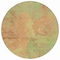 Homeroots 8' Artichoke Green And Gold Round Abstract Washable Indoor Outdoor Area Rug 615586 - alternate 4