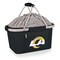 Picnic Time Family Of Brands NFL Los Angeles Rams - Metro Basket Collapsible Cooler Tote 645-00-175-334-2 - alternate 1