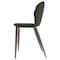 Leisuremod Mosaic Collection Modern Dining Chair in Olive Green Fabric, 4PK MC44OG4 - alternate 3