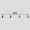 Vidalite Shura Brushed Nickel 4-Light Track Light with Rotatable Heads, Integrated LED, 3000k, 2240 Lmn CE1059881 - alternate 2