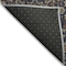Homeroots 8' X 10' Navy Blue Brown And Red Floral Washable Indoor Outdoor Area Rug 604604 - alternate 3