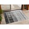 Homeroots 2' X 3' Gray Ombre Washable Non Skid Indoor Outdoor Area Rug 563637 - alternate 1