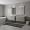 Homeroots 48" Gray Wood Freestanding Bathroom Vanity With White Sink And Two Drawers 627438 - alternate 3