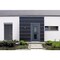 Vdomdoors Steel Door Ballucio 6044 Gray Graphite Stainless Inserts Single Modern Painted-W36xH80-Left Inswing BALLUCIO6044EXD-GRE-W36xH80-LH-I - alternate 3