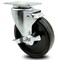 Service Caster 5 Inch Phenolic Wheel Swivel Top Plate Caster with Brake SCC-20S514-PHS-TLB - alternate 1